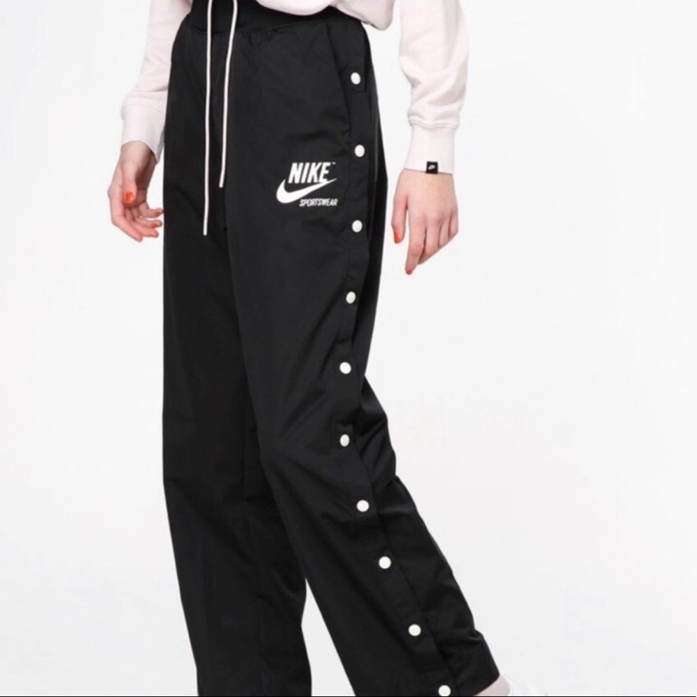Nike track tear away pants